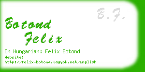 botond felix business card